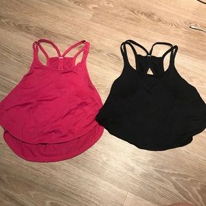 lululemon crop top tanks